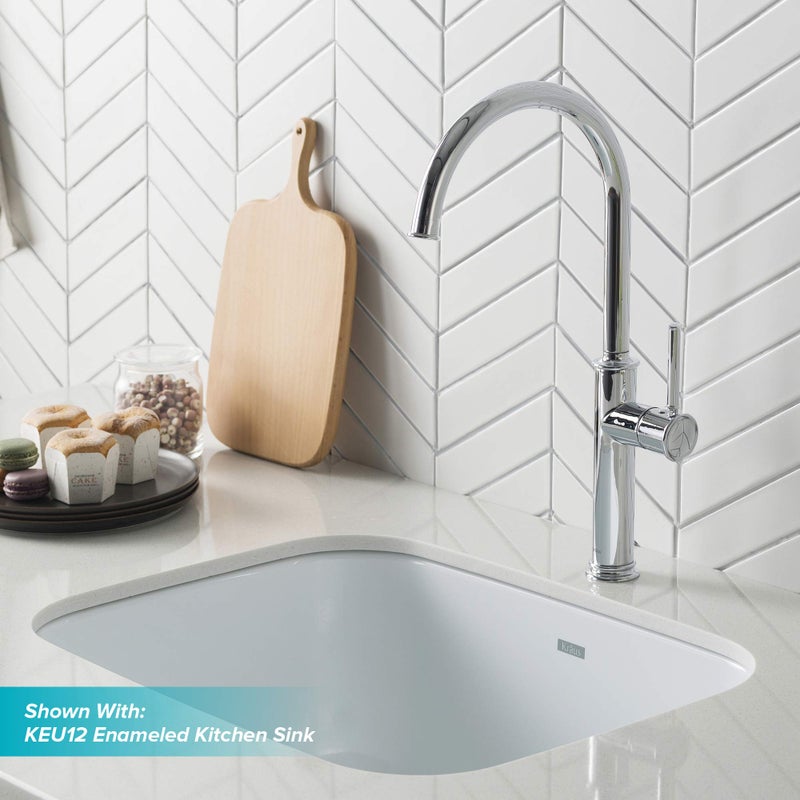 Kraus صنبور بار مطبخ كراوس سيلت, تشطيب كروم, KPF-1681CH - Image 3